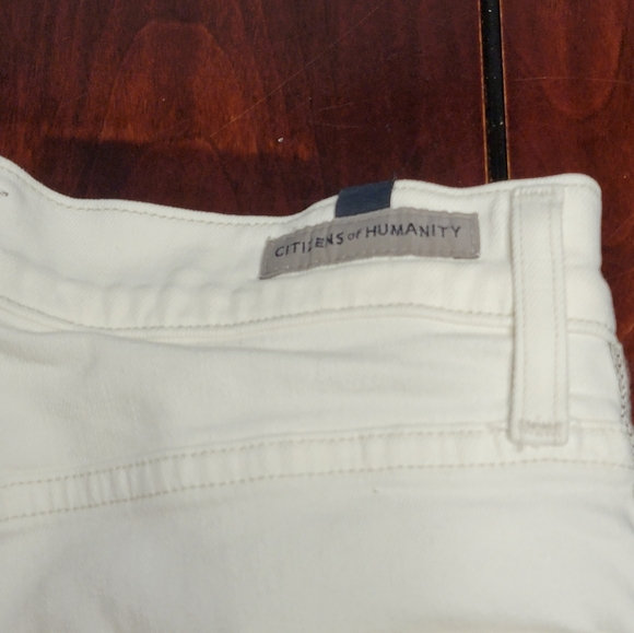 Citizens of Humanity white Harlow ankle high rise skinny fit women's size 25 - Picture 5 of 13
